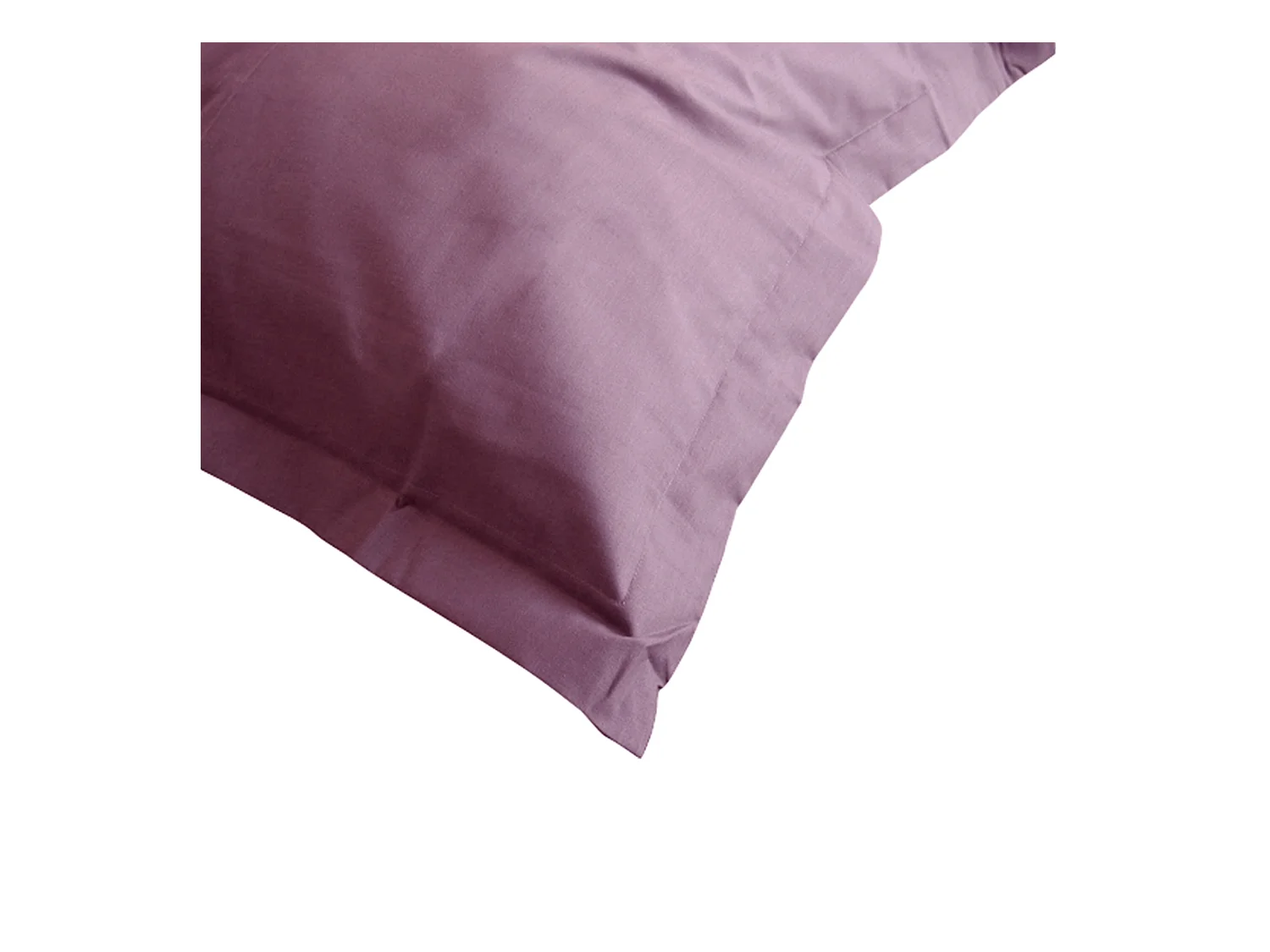 Taie d'oreiller uni 70x50 cm coton ALTO Raisin