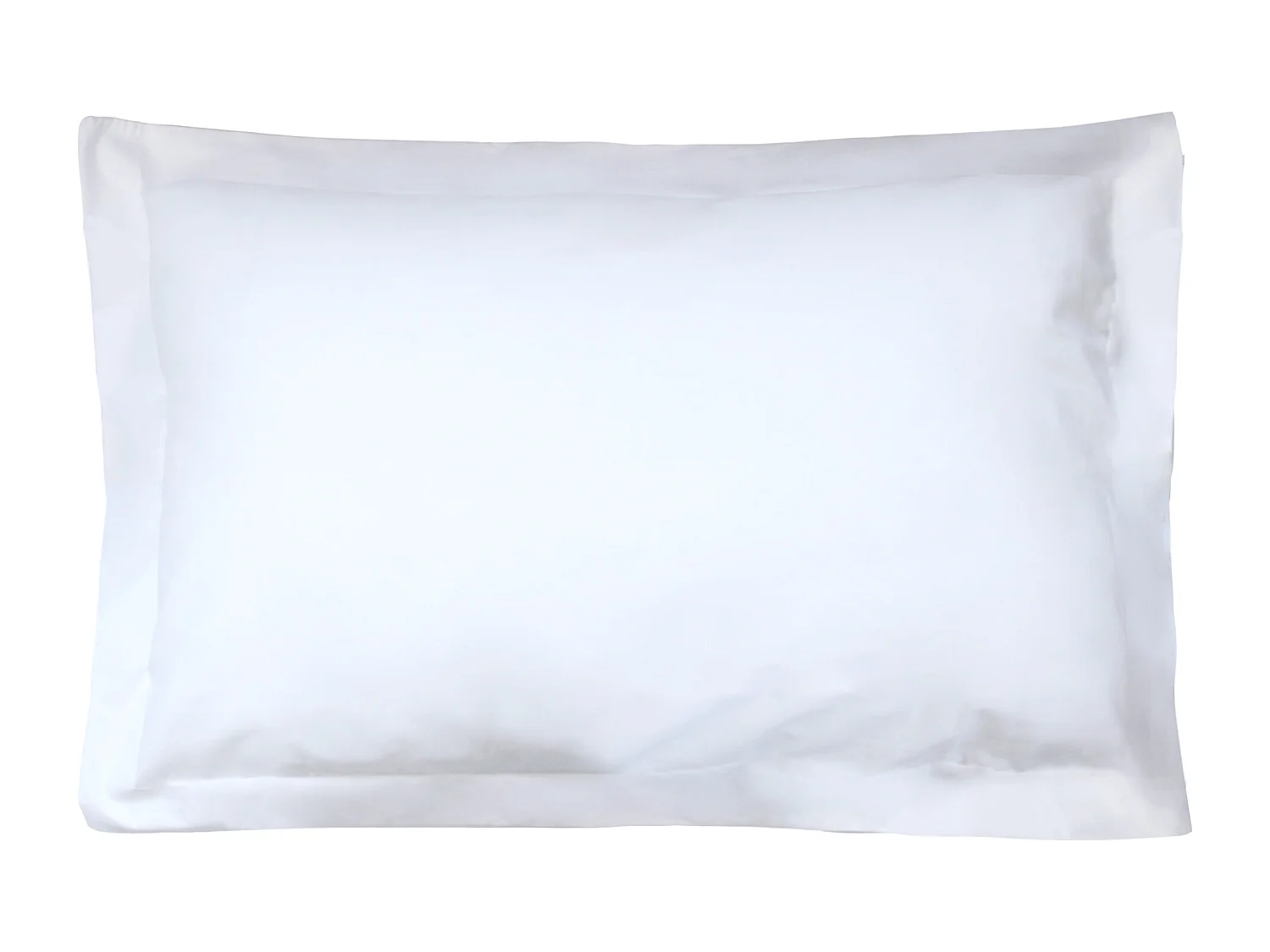 Taie d'oreiller uni 80x50 cm coton ALTO Blanc