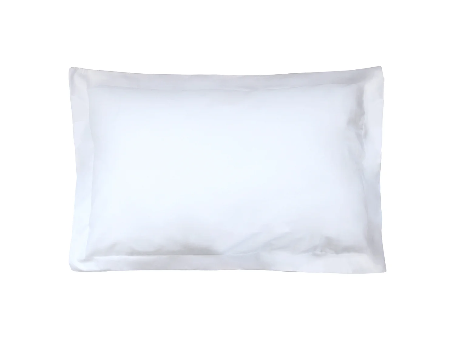 Taie d'oreiller uni 80x50 cm coton ALTO Blanc
