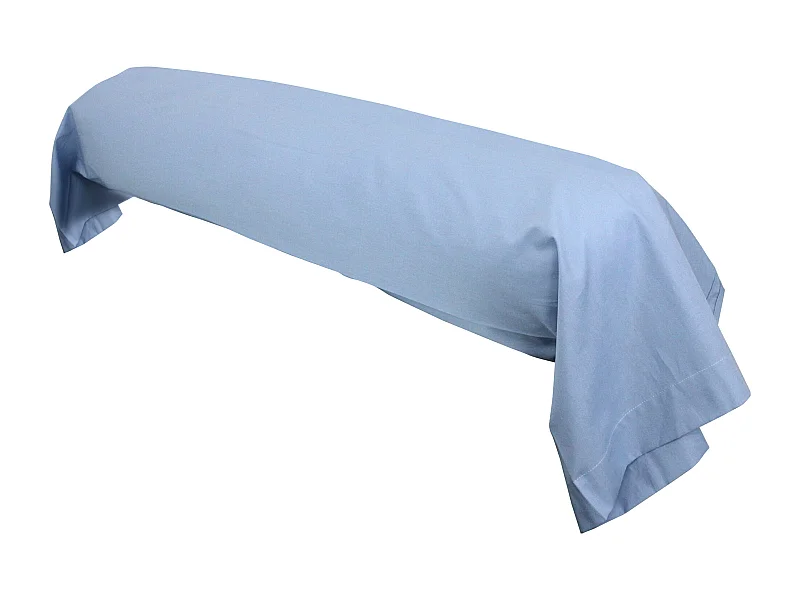 Taie de traversin uni 140x43 cm coton ALTO Belle ile