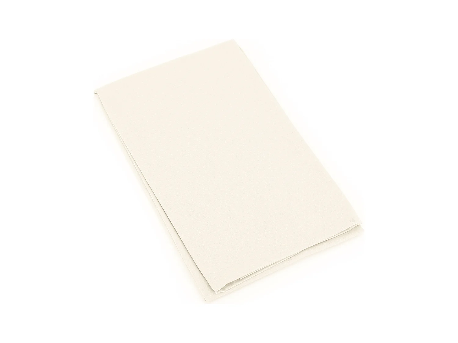 Taie de traversin uni 185X43 cm coton ALTO Crème