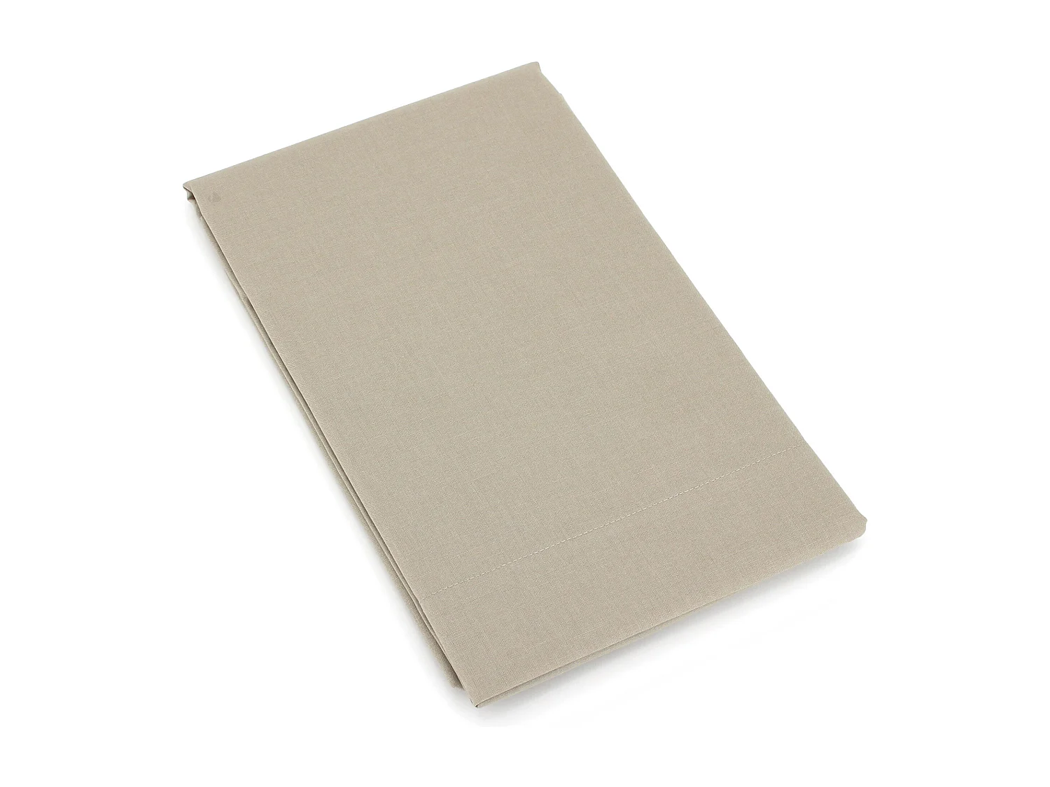 Taie de traversin uni 230X43 cm coton ALTO Chamois