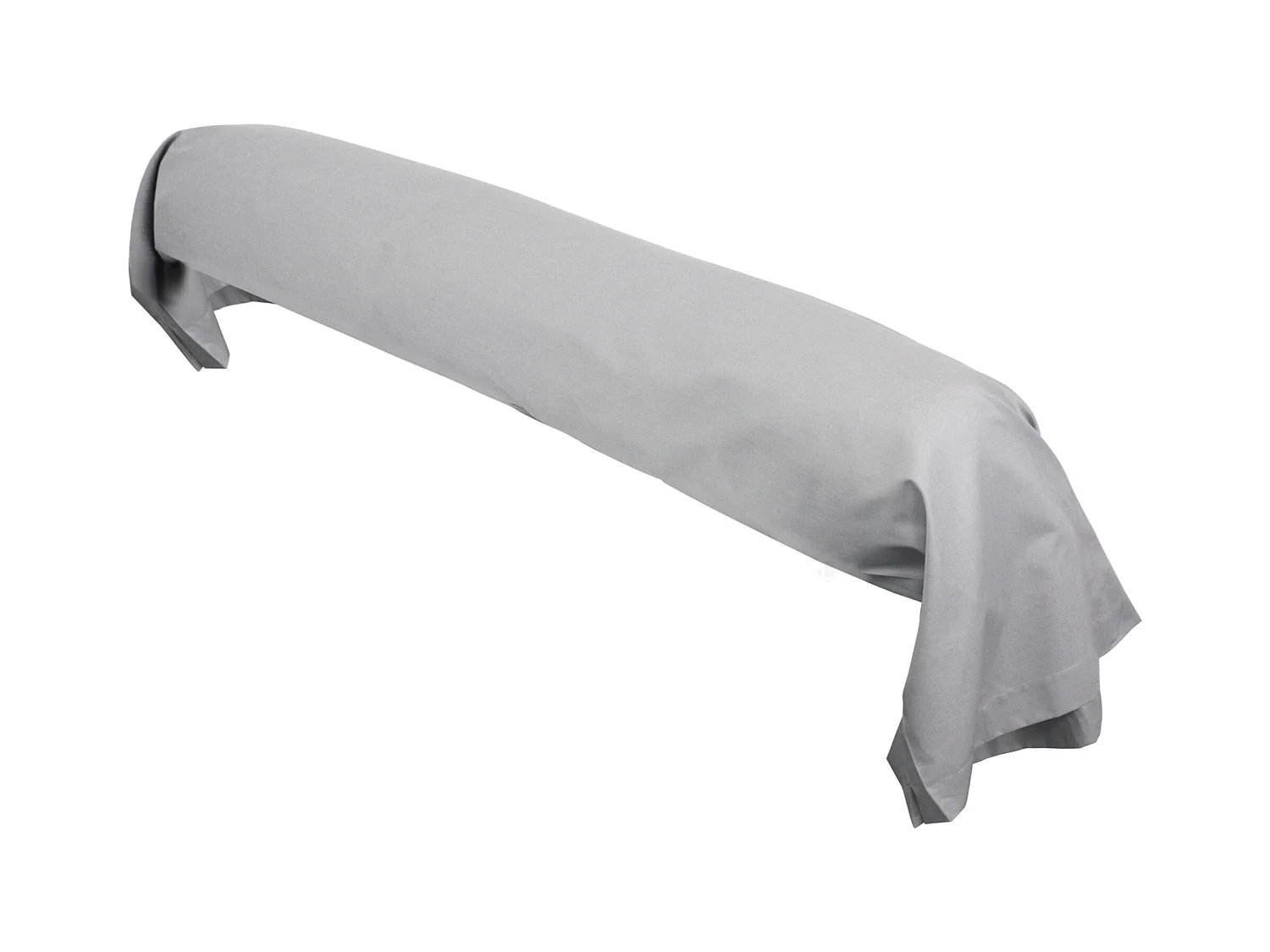 Taie de traversin uni 230X43 cm coton ALTO Alu