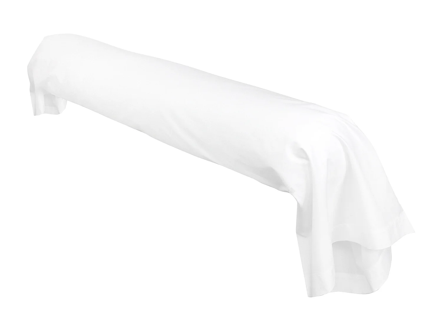 Taie de traversin uni 230x43 cm coton ALTO Blanc