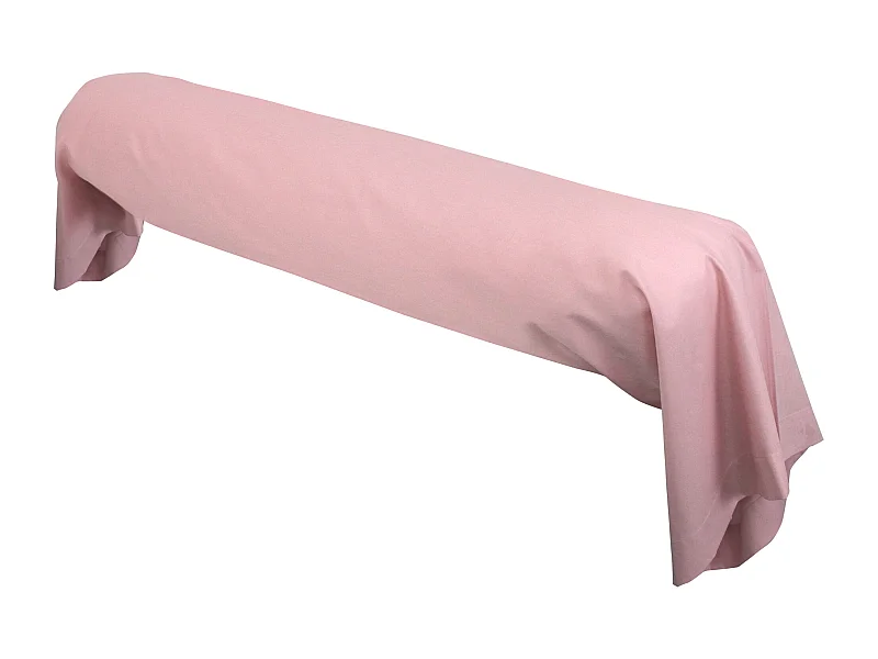 Taie de traversin uni 230X43 cm coton ALTO Macaron
