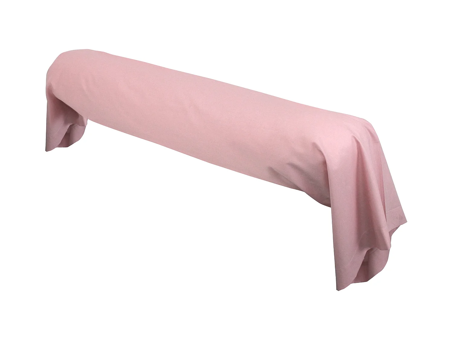 Taie de traversin uni 230X43 cm coton ALTO Macaron