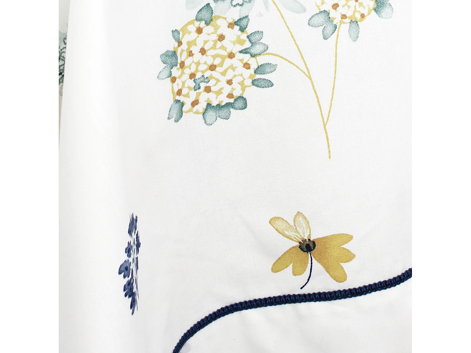 Taie de traversin 140x43 cm Percale pur coton PETITE FOLIE Bleu