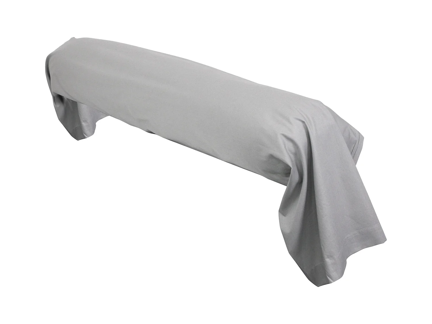 Taie de traversin uni 185X43 cm coton ALTO Alu