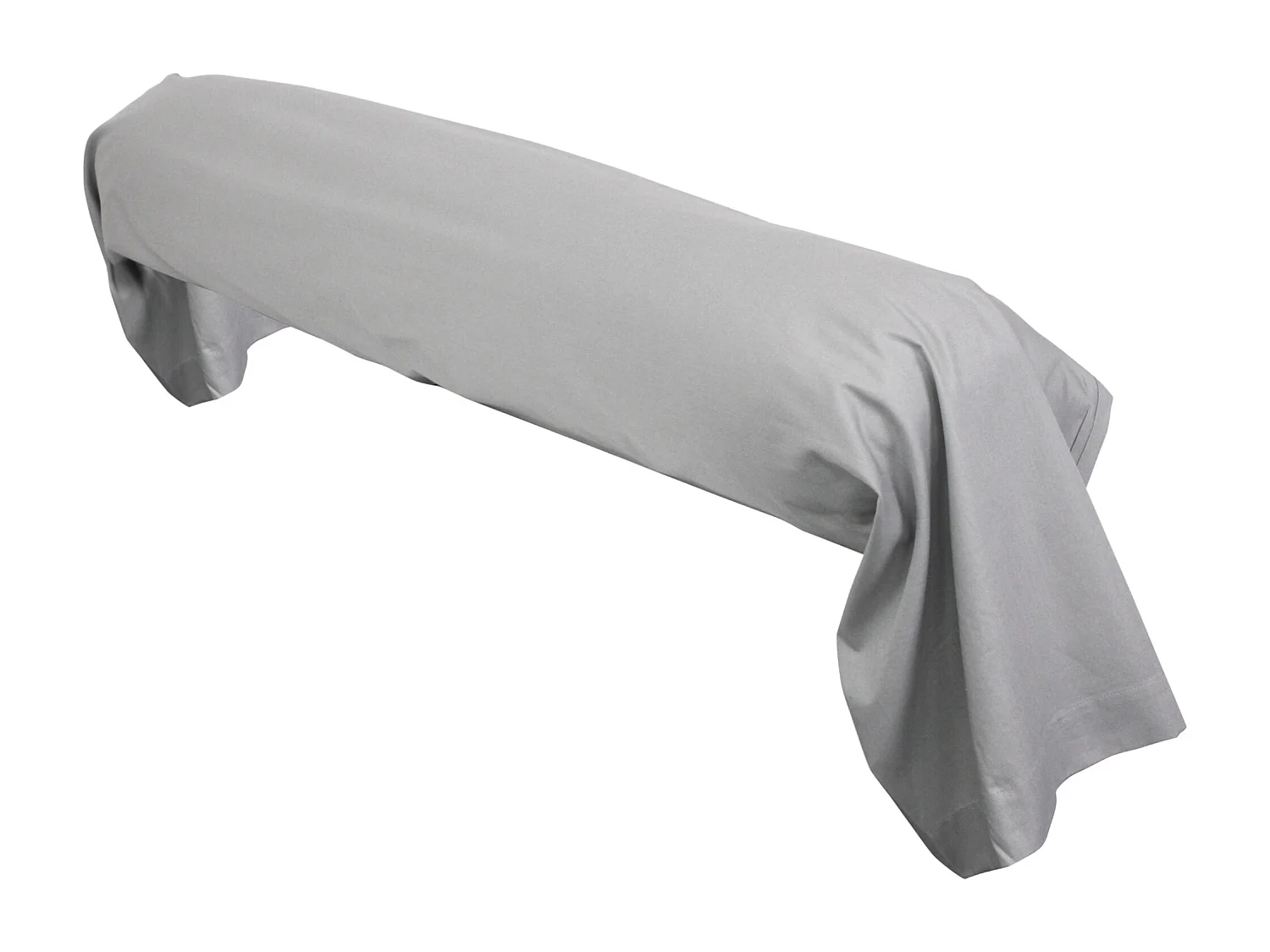 Taie de traversin uni 185X43 cm coton ALTO Alu