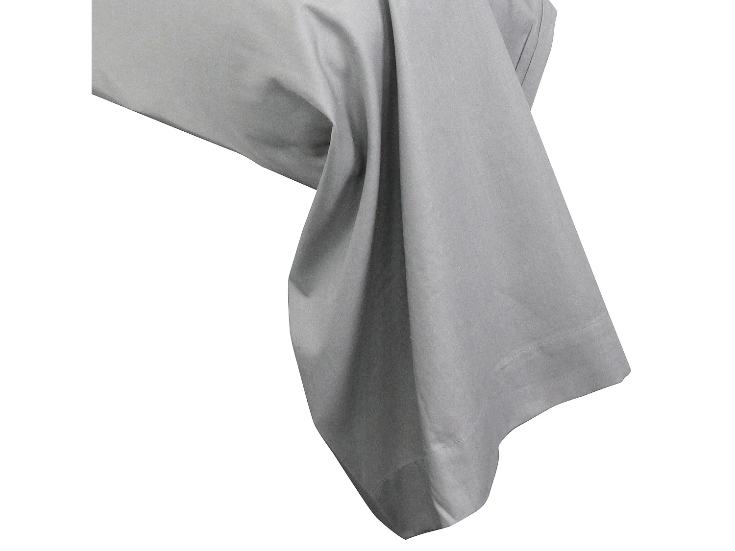 Taie de traversin uni 185X43 cm coton ALTO Alu