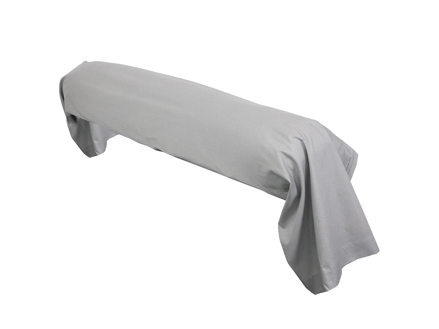 Taie de traversin uni 185X43 cm coton ALTO Alu