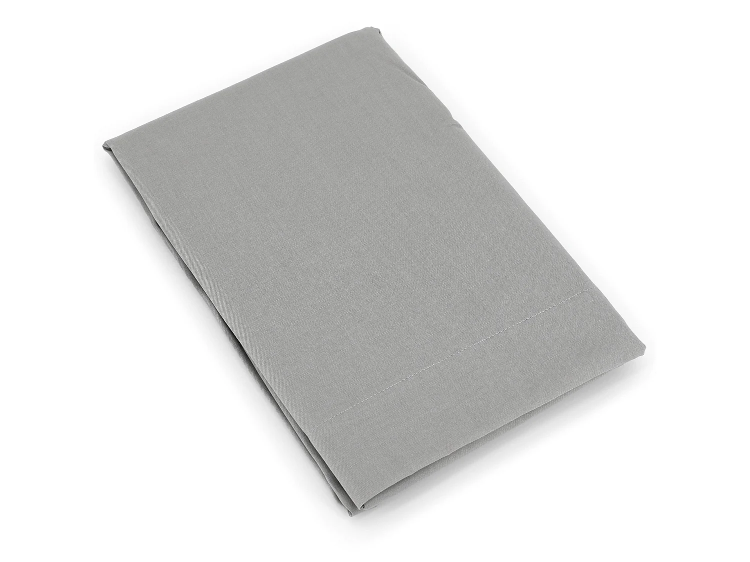 Taie de traversin uni 185X43 cm coton ALTO Alu