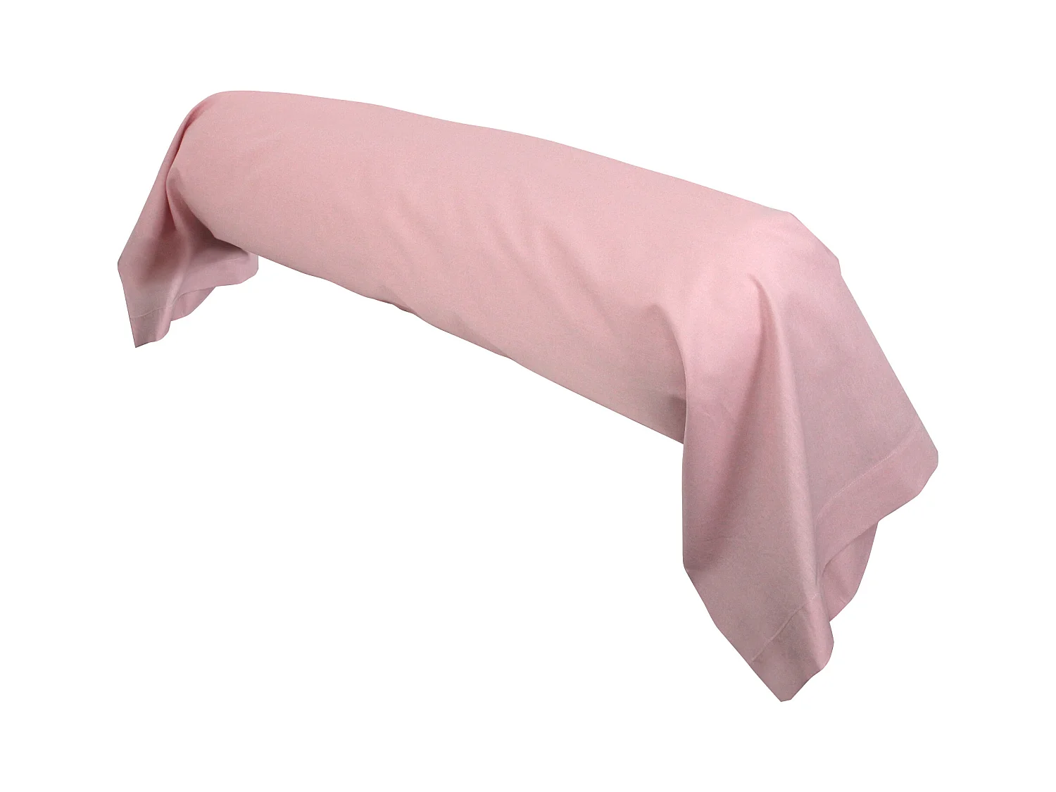 Taie de traversin uni 140x43 cm coton ALTO Macaron