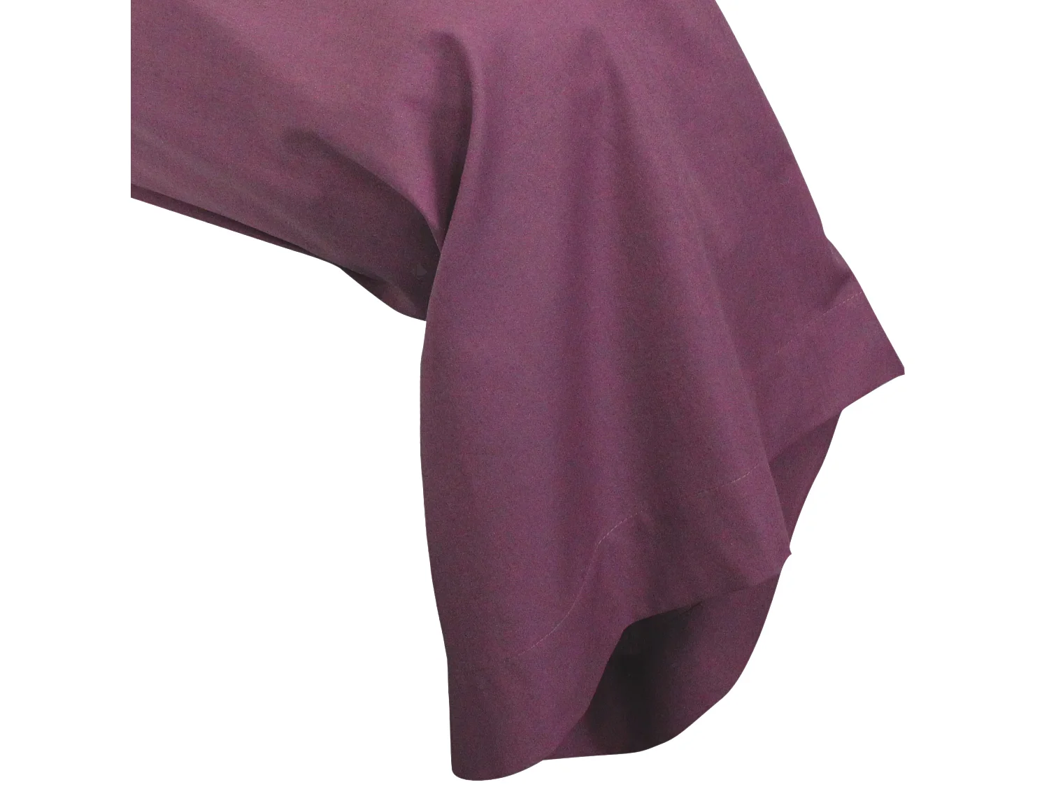 Taie de traversin uni 185X43 cm coton ALTO Raisin