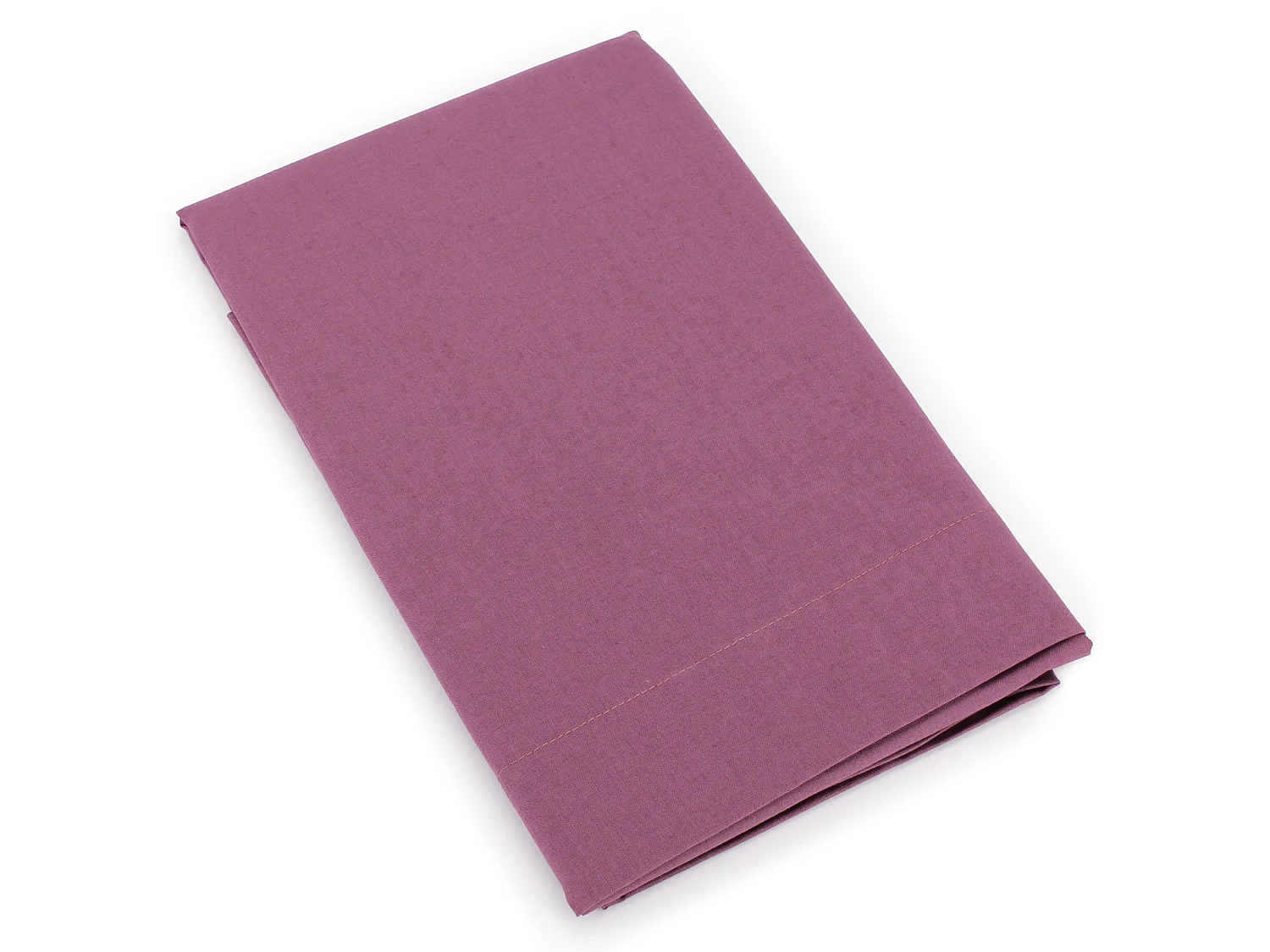 Taie de traversin uni 185X43 cm coton ALTO Raisin