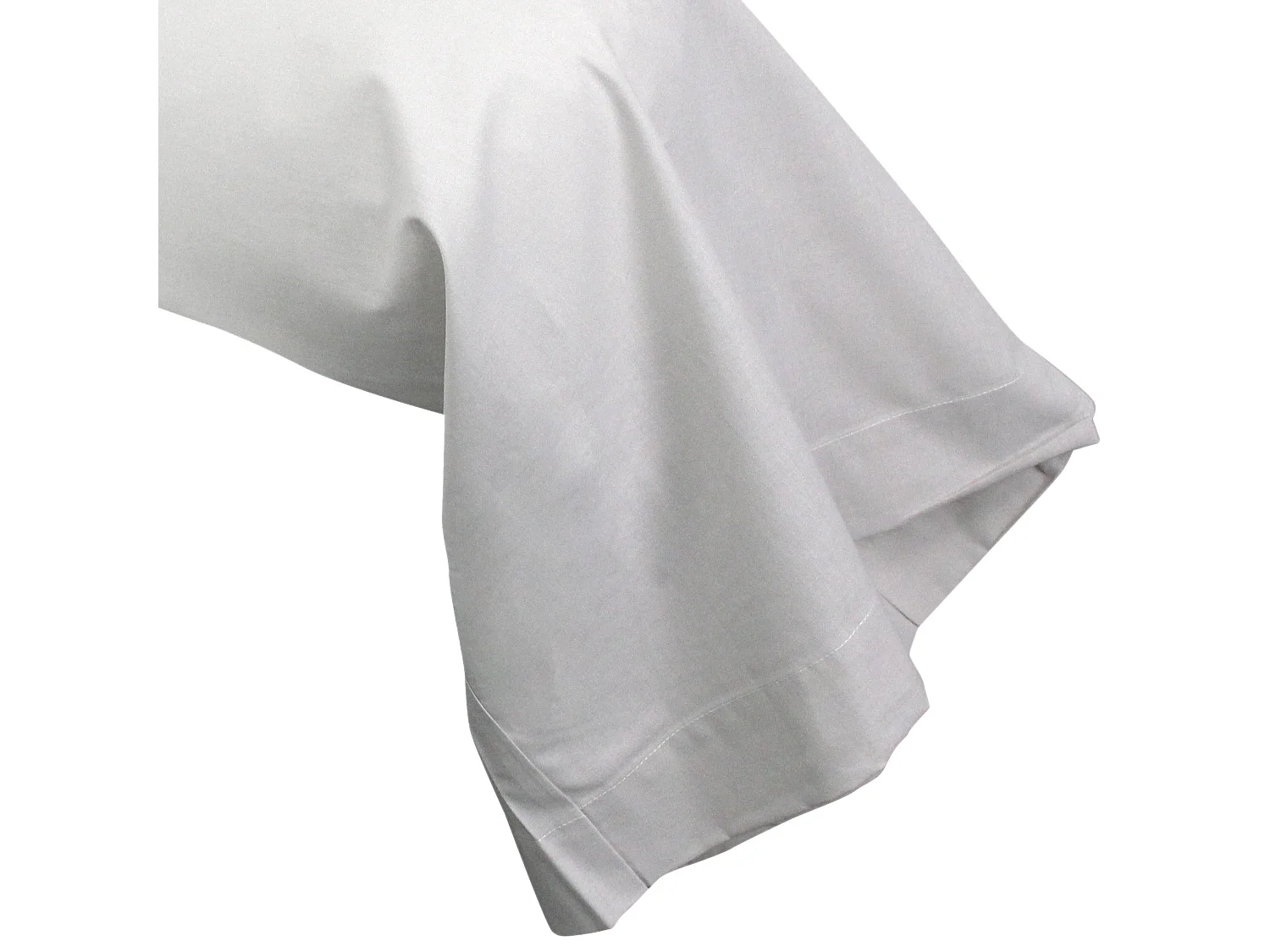 Taie de traversin uni 140x43 cm coton ALTO Calcium