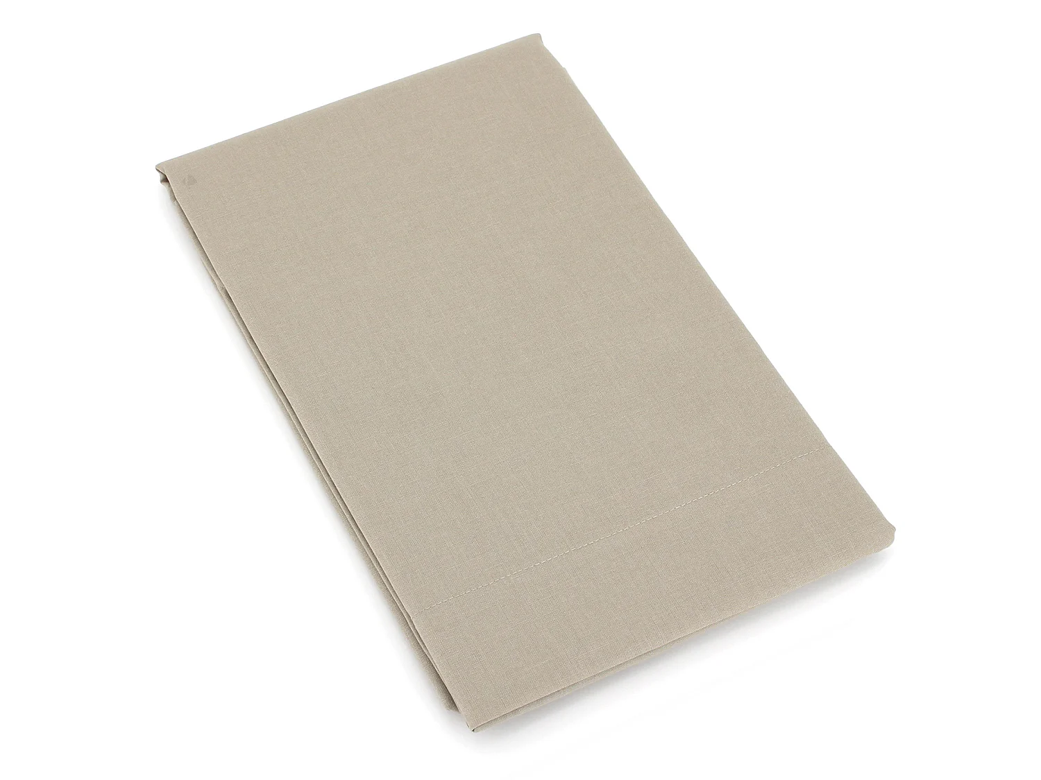 Taie de traversin uni 185X43 cm coton ALTO Chamois