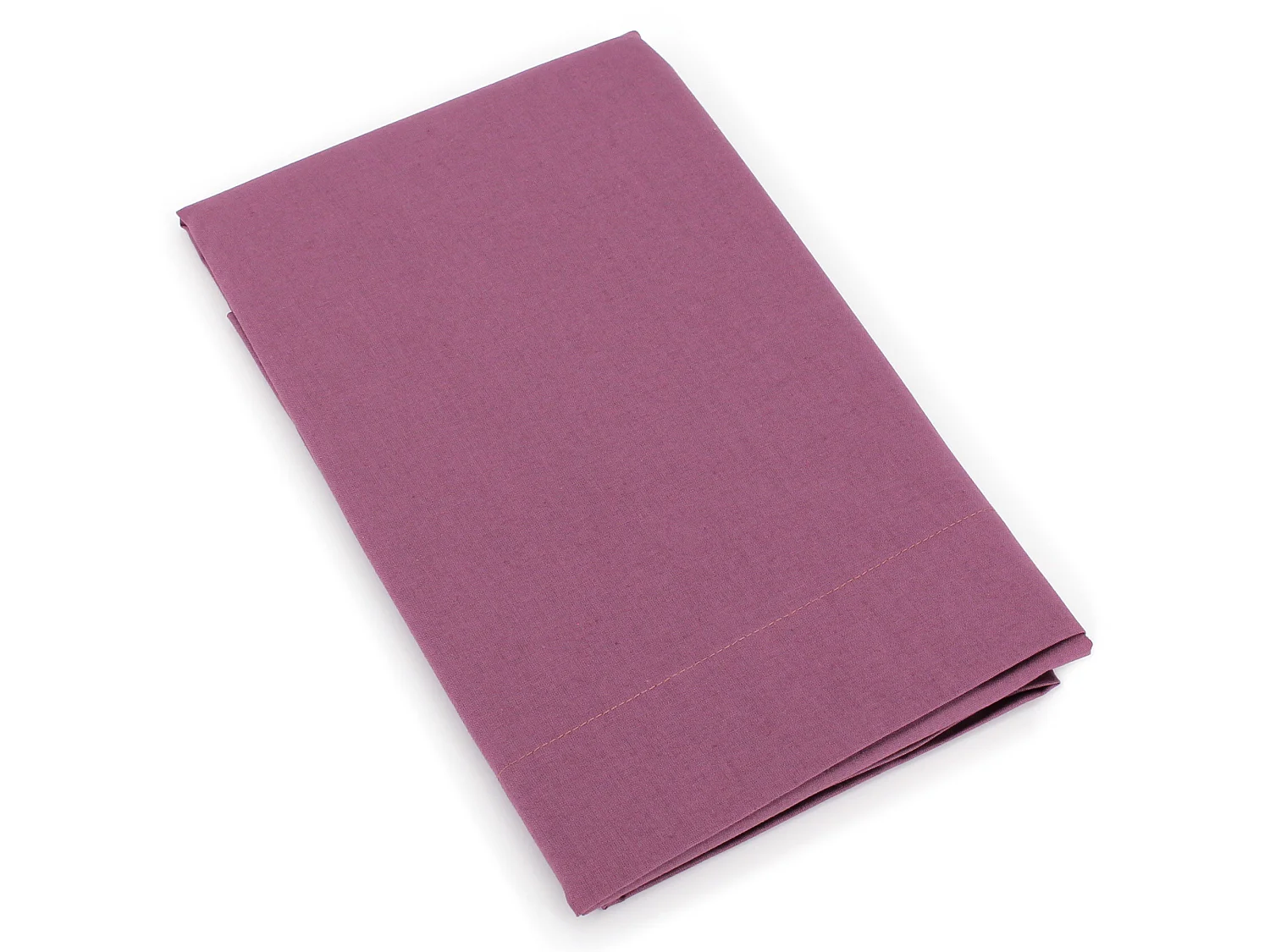 Taie de traversin uni 140x43 cm coton ALTO Raisin