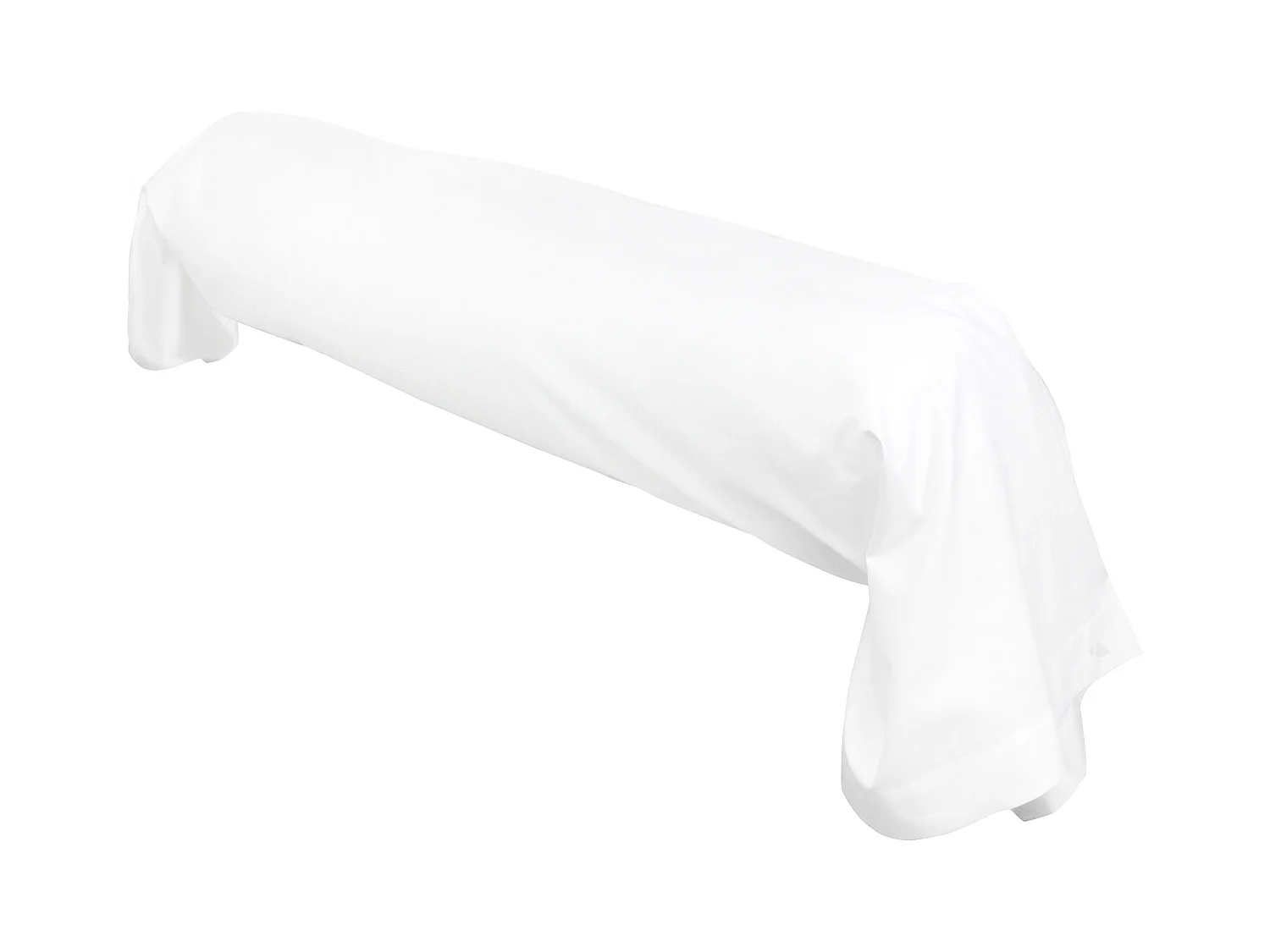 Taie de traversin uni 140x43 cm coton ALTO Blanc