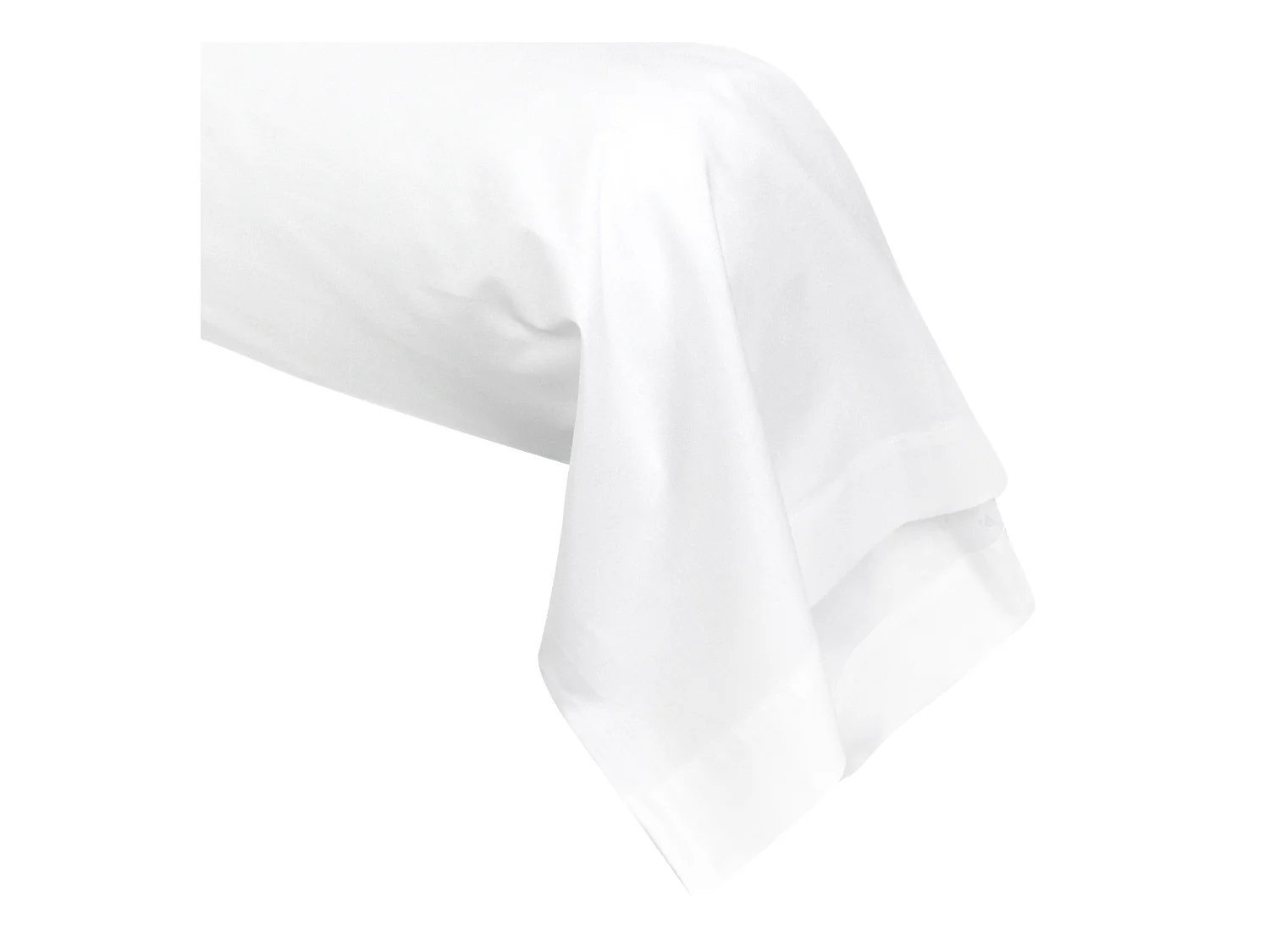 Taie de traversin uni 140x43 cm coton ALTO Blanc