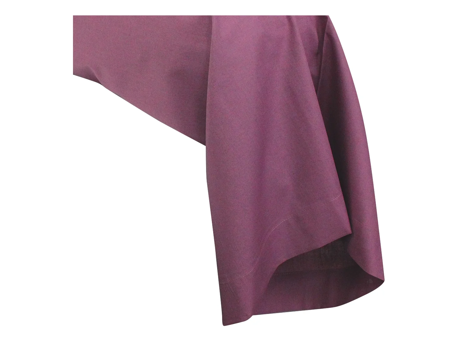 Taie de traversin uni 230X43 cm coton ALTO Raisin