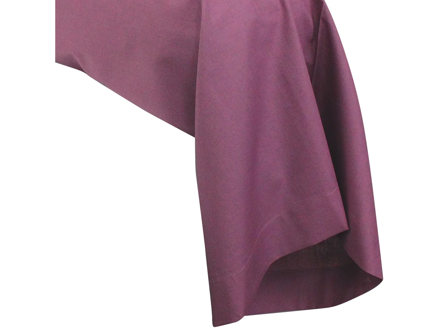 Taie de traversin uni 230X43 cm coton ALTO Raisin