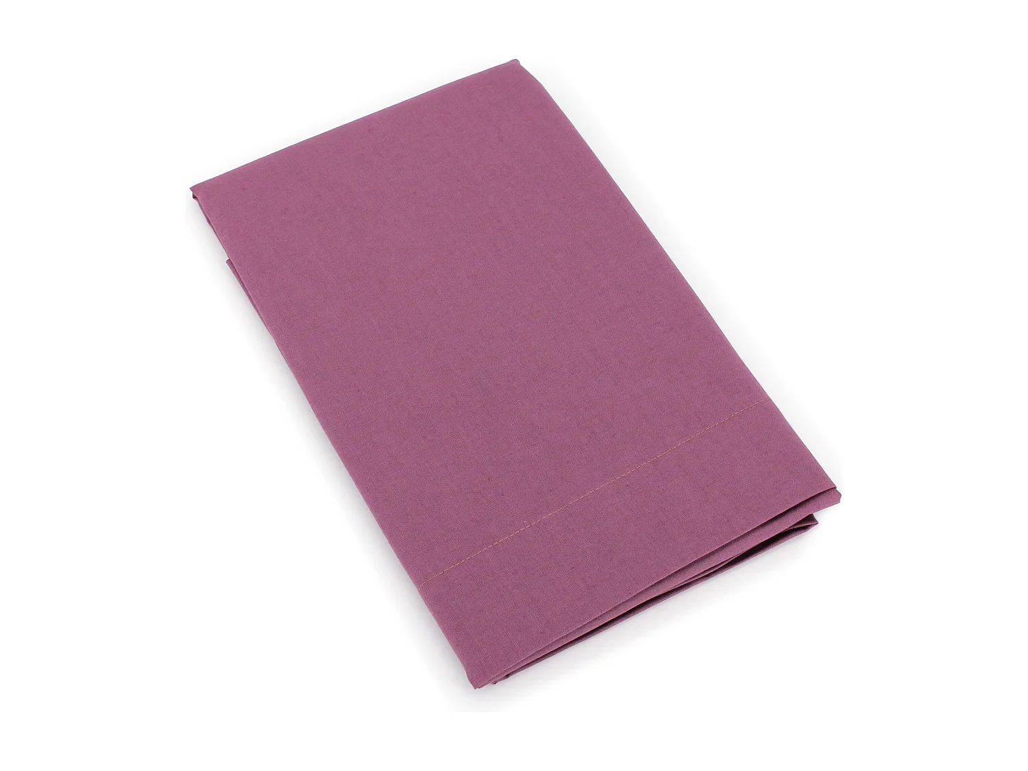 Taie de traversin uni 230X43 cm coton ALTO Raisin