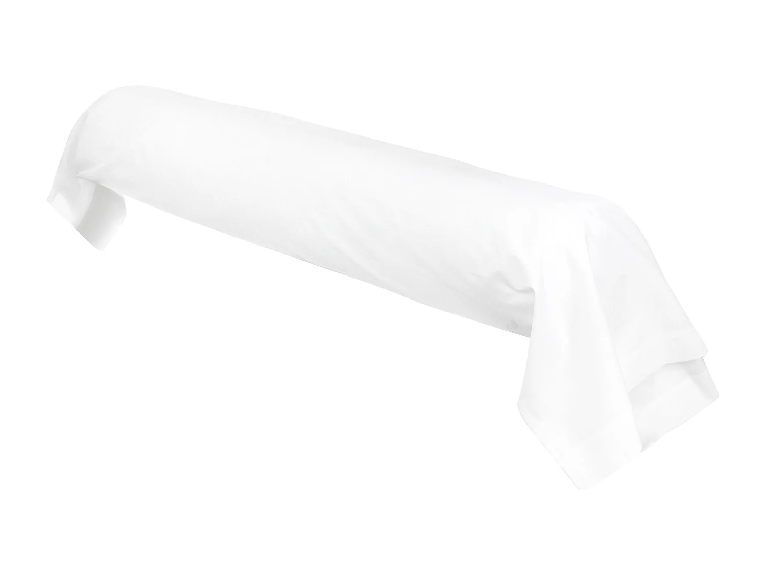 Taie de traversin uni 185x43 cm coton ALTO Blanc