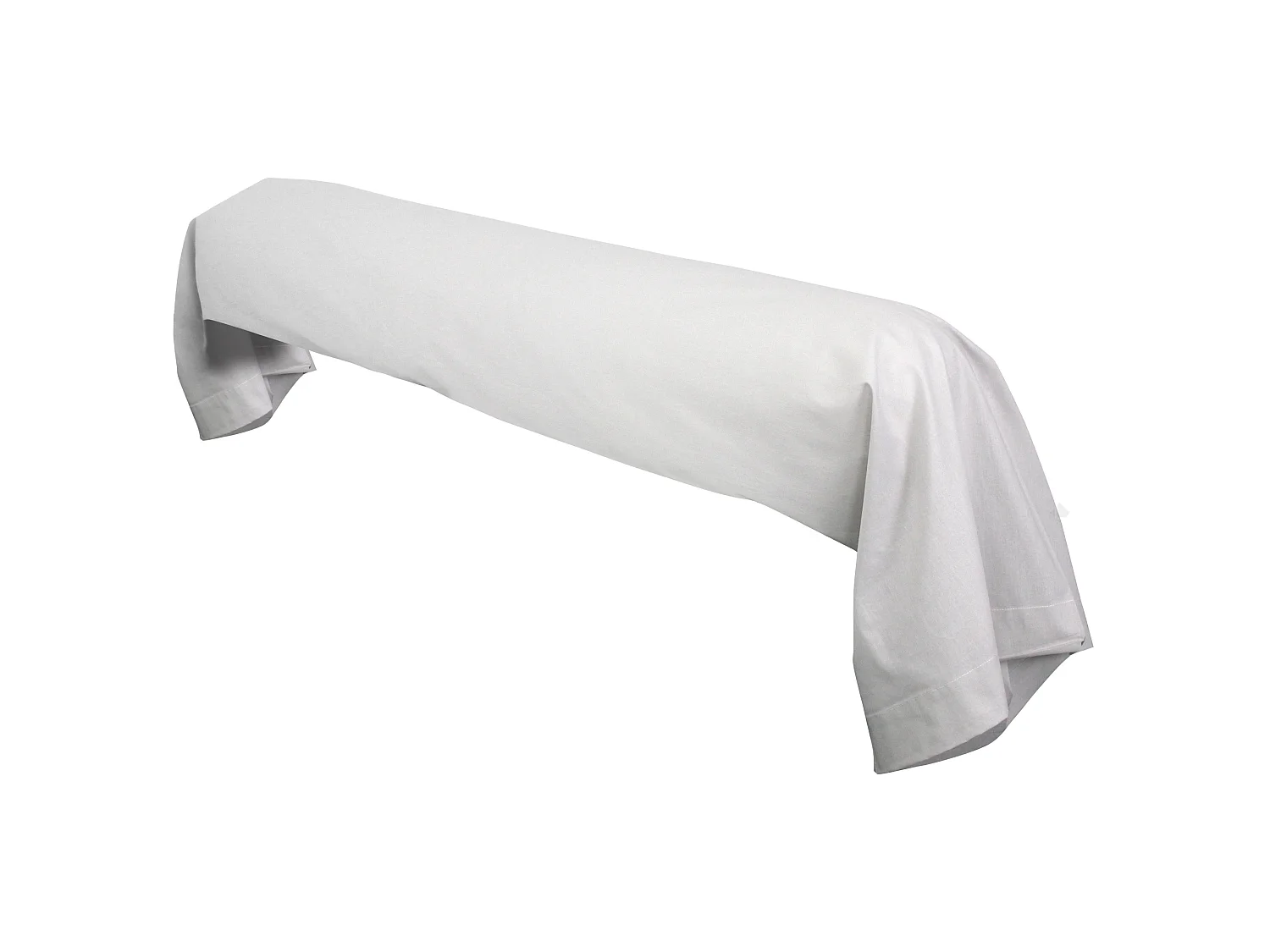 Taie de traversin uni 185X43 cm coton ALTO Calcium