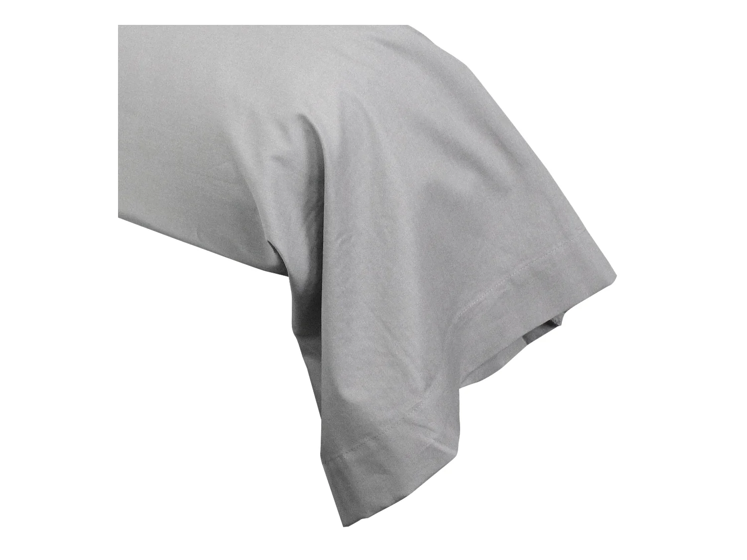 Taie de traversin uni 140x43 cm coton ALTO Alu