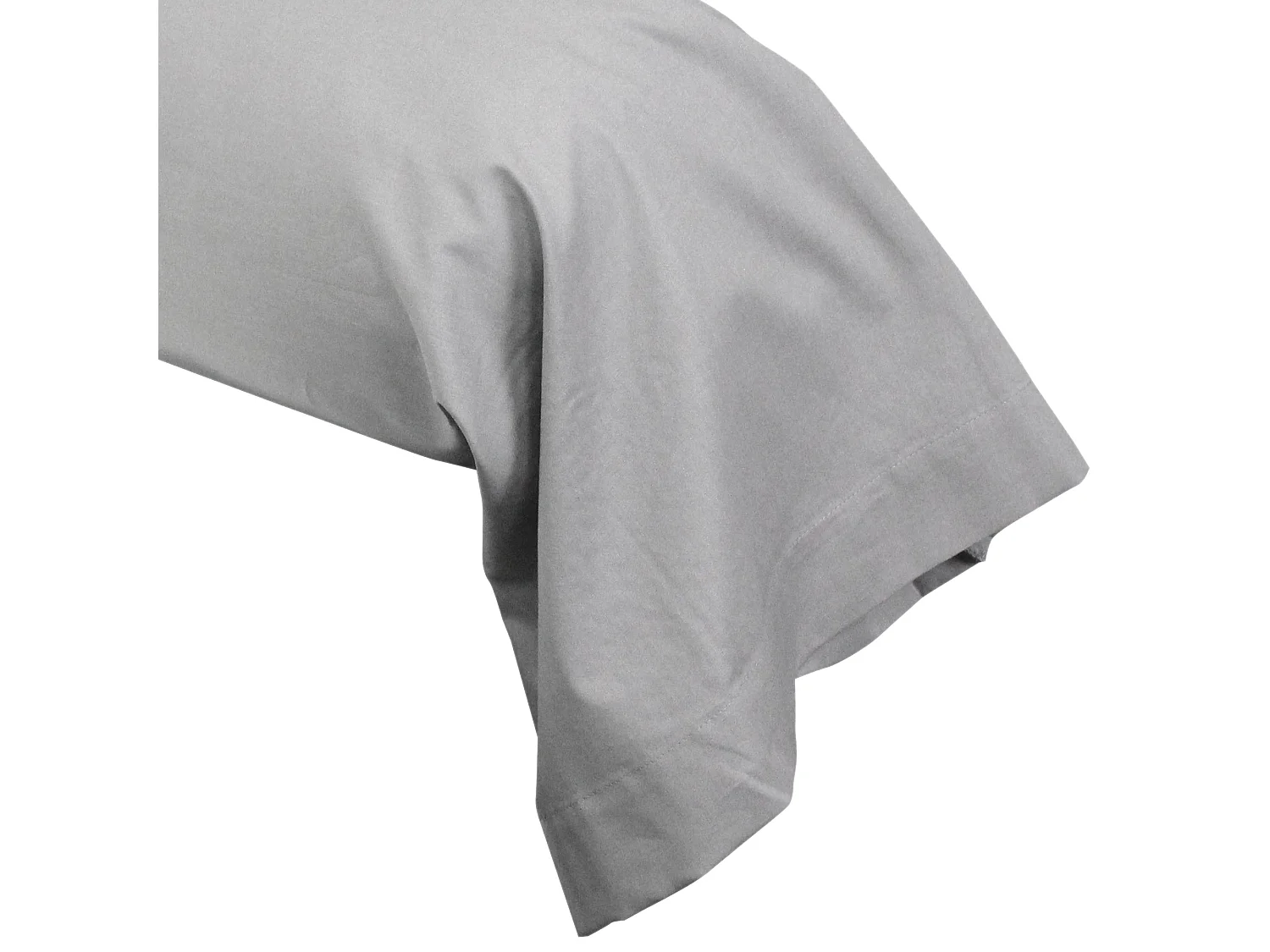 Taie de traversin uni 140x43 cm coton ALTO Alu