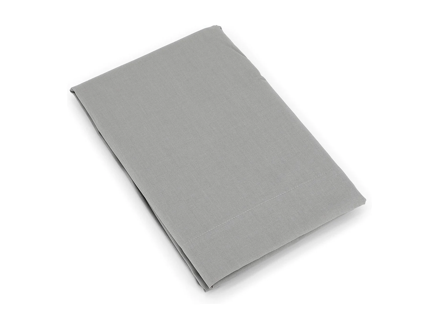 Taie de traversin uni 140x43 cm coton ALTO Alu