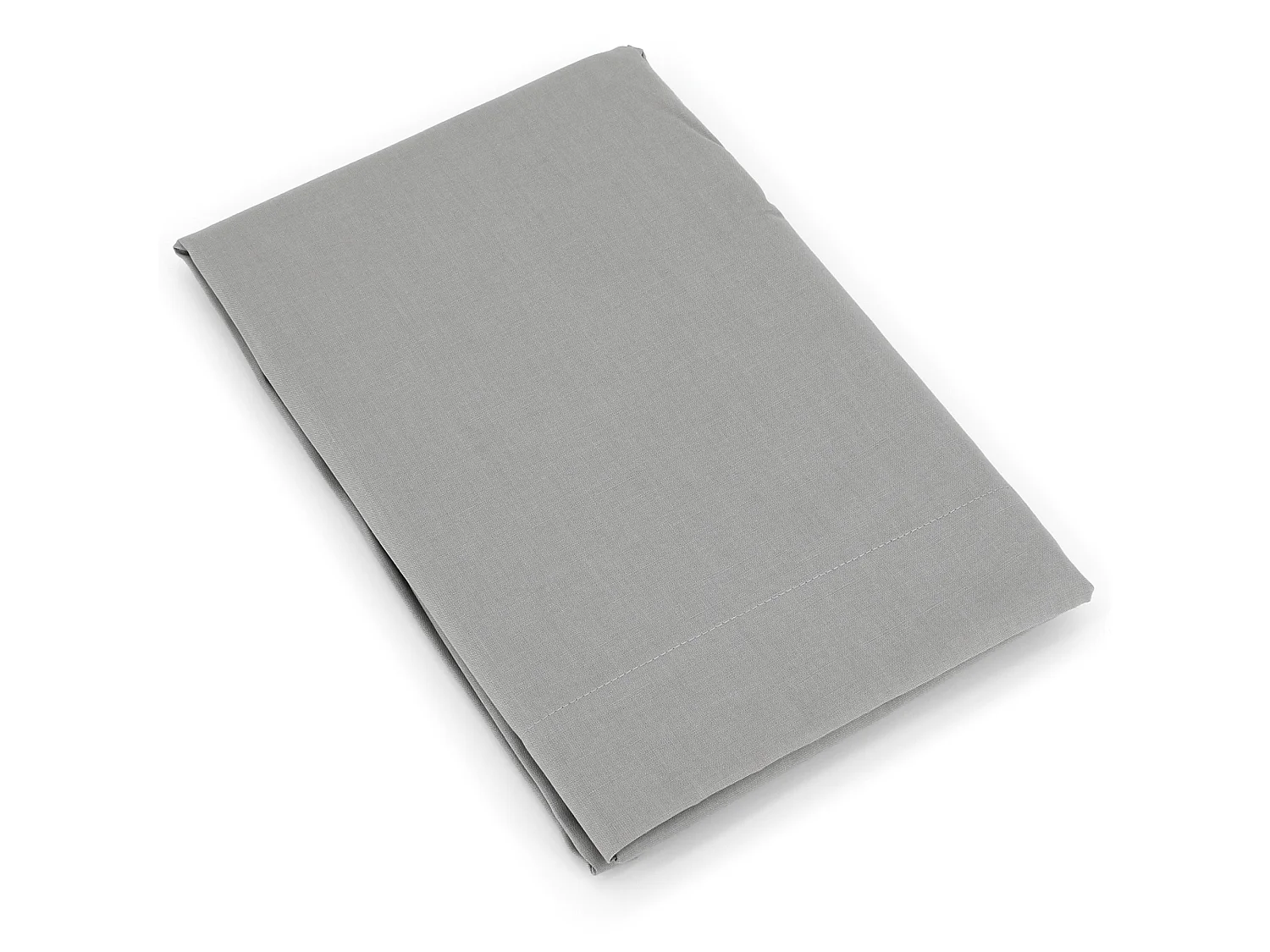 Taie de traversin uni 140x43 cm coton ALTO Alu