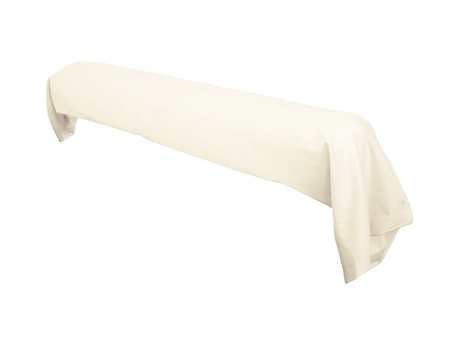 Taie de traversin uni 230X43 cm coton ALTO Crème