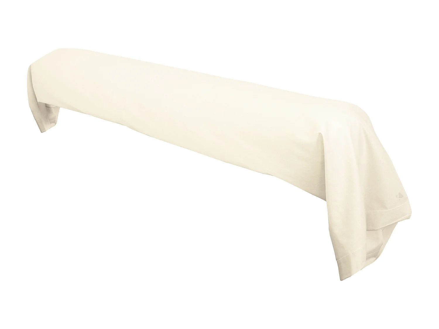 Taie de traversin uni 230X43 cm coton ALTO Crème