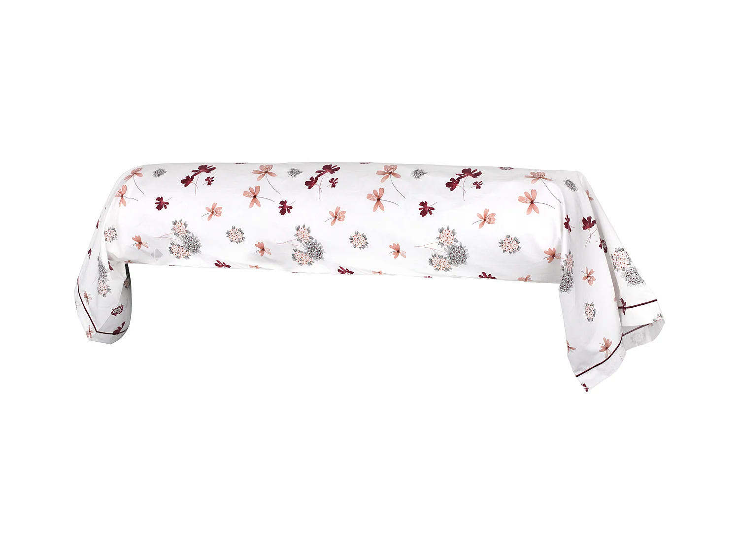 Taie de traversin 240x43 cm Percale pur coton PETITE FOLIE Rouge
