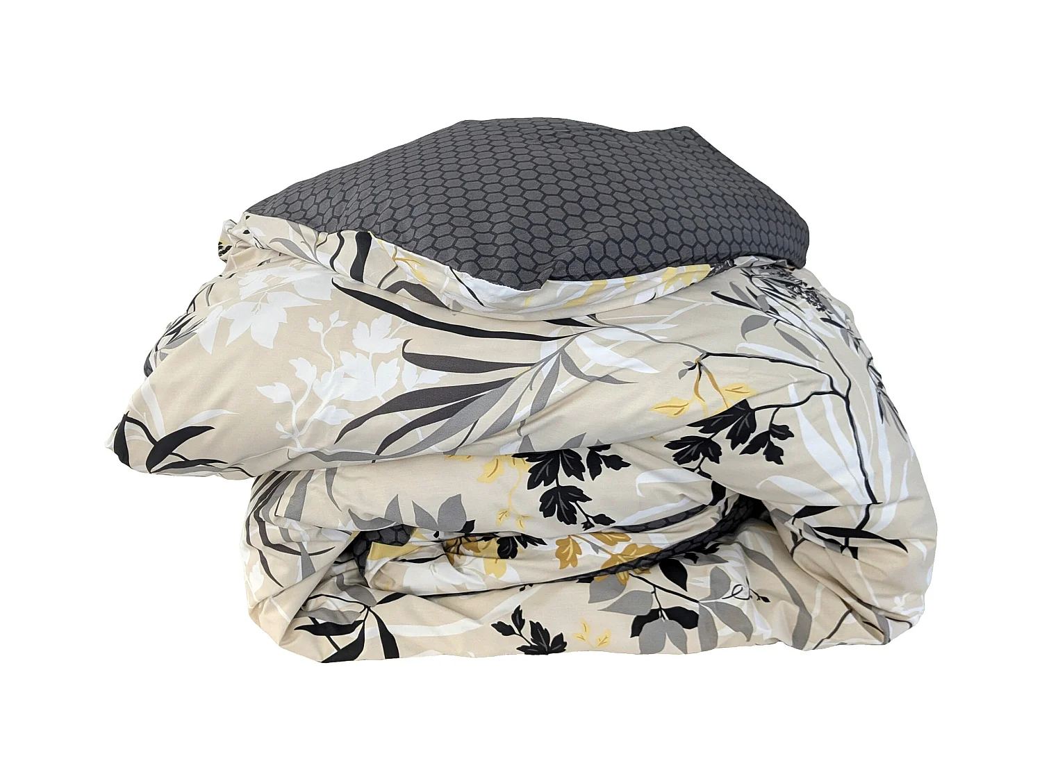 Housse de couette 200x200 cm percale coton ASIA Beige