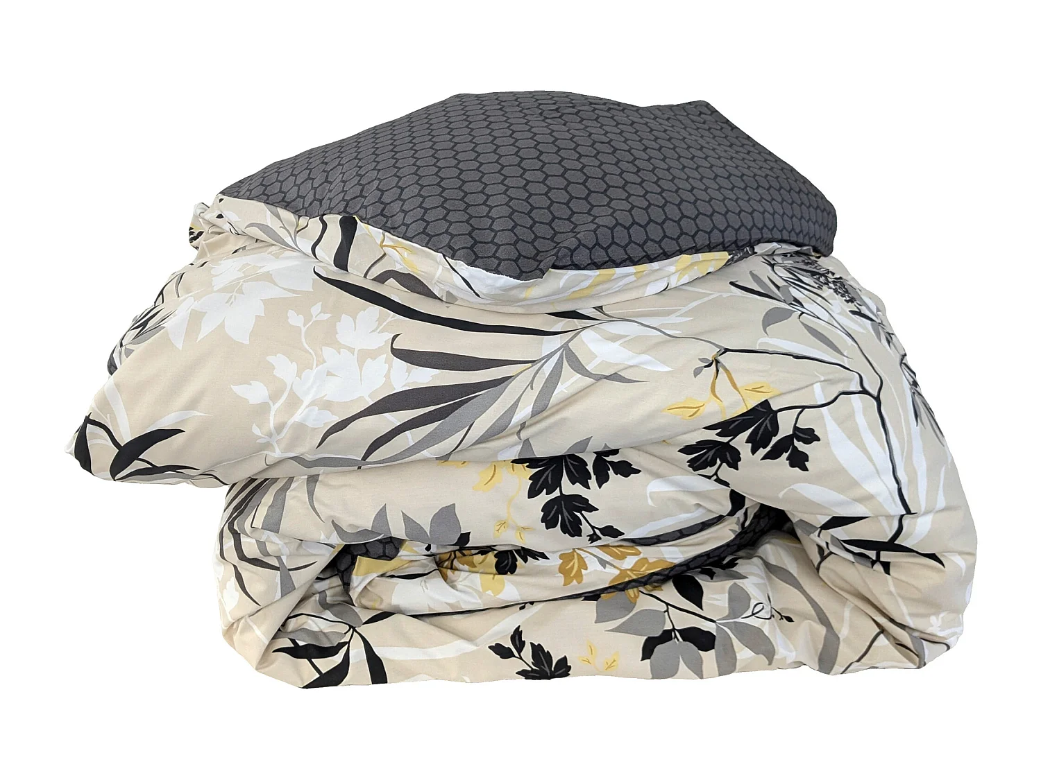 Housse de couette 200x200 cm percale coton ASIA Beige