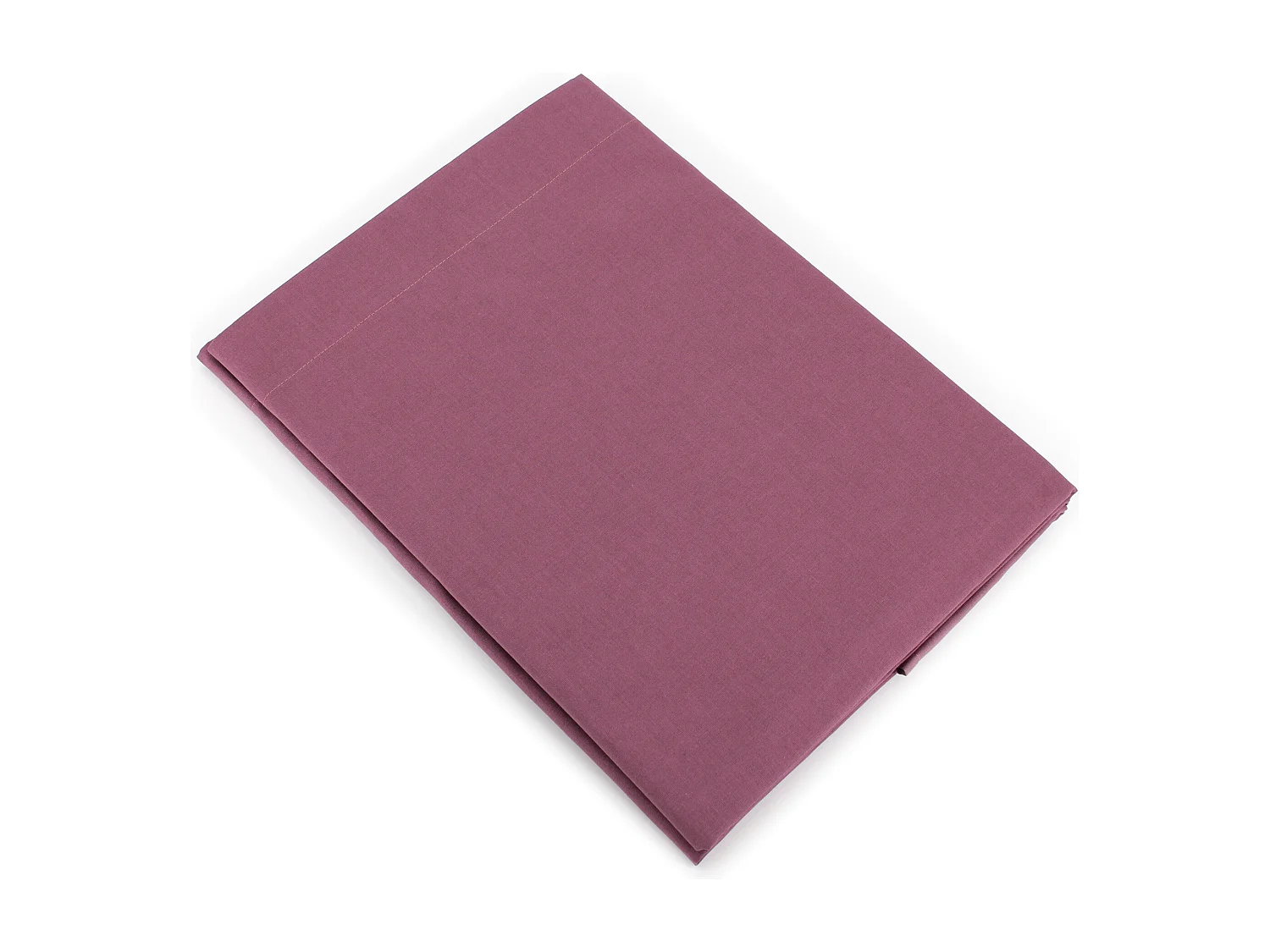 Housse d'édredon uni 140x150 cm coton ALTO Raisin