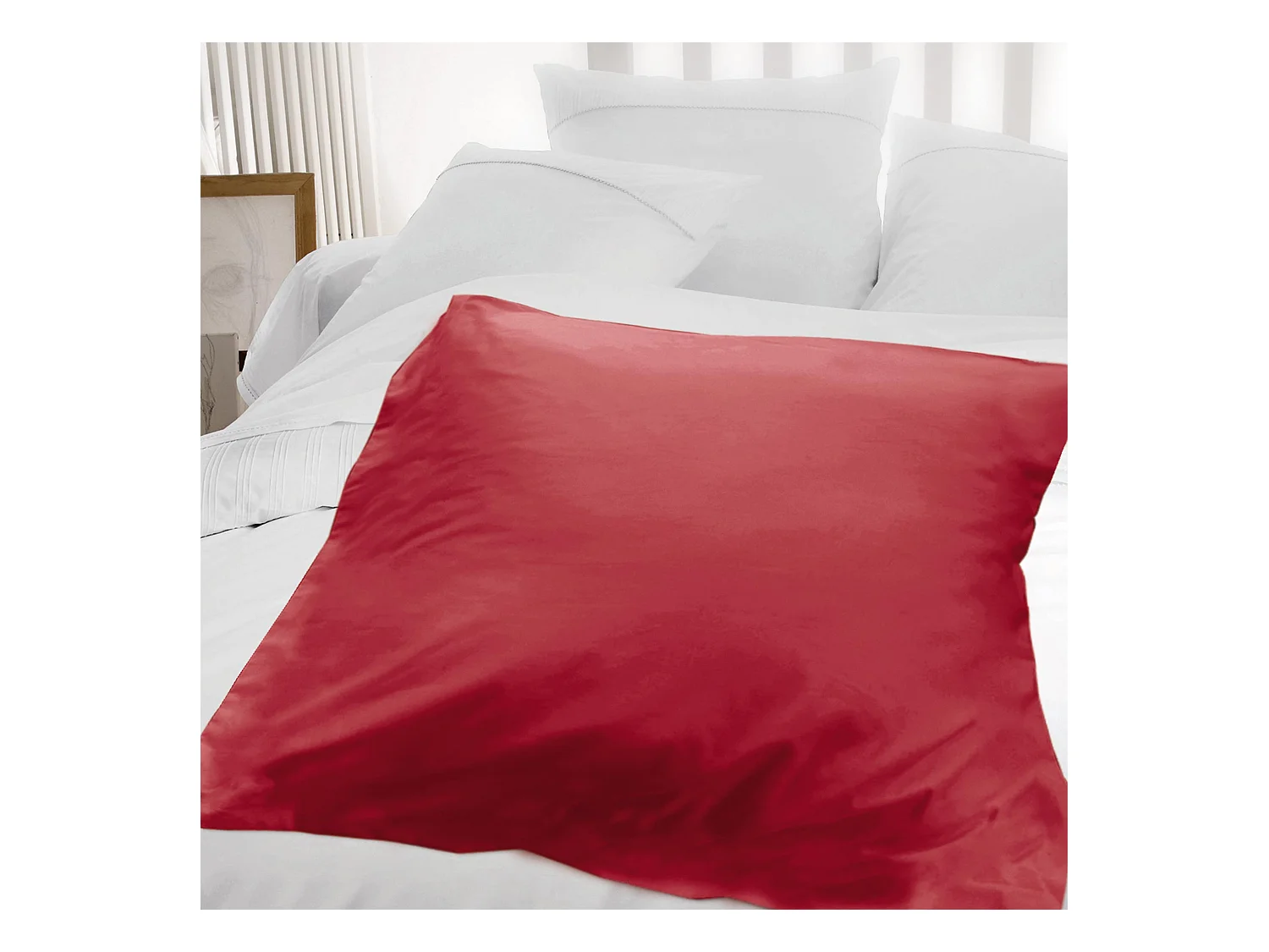 Housse d'édredon uni 140x150 cm coton ALTO Garance