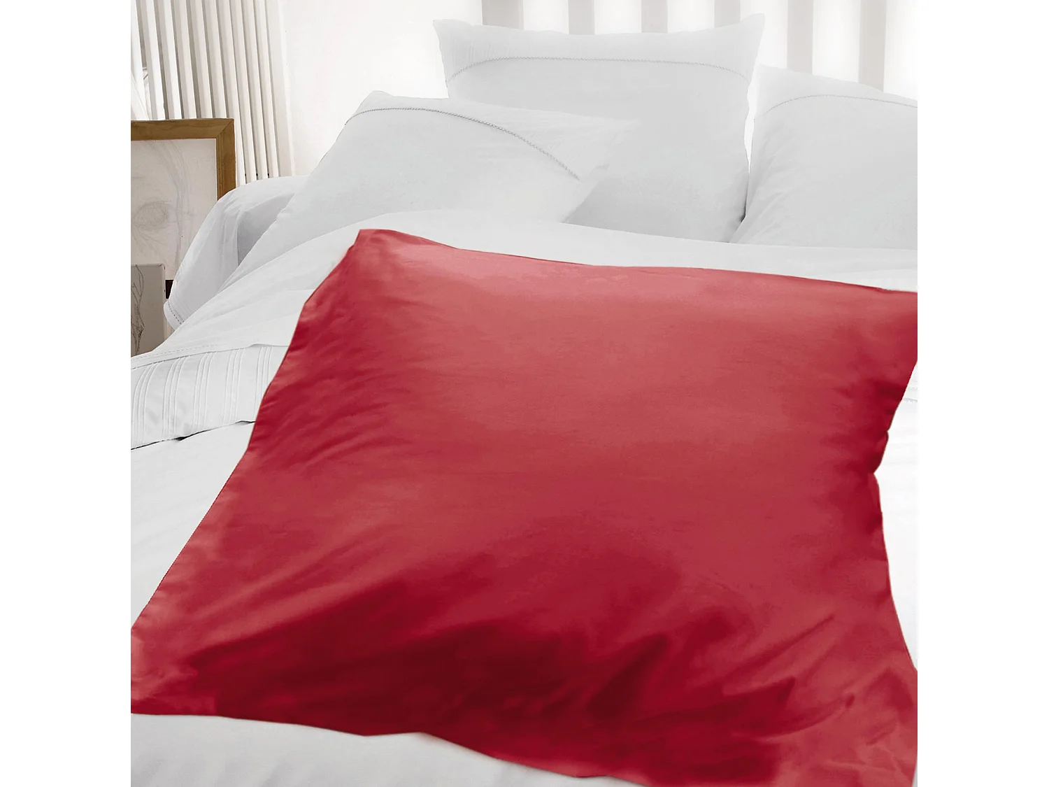 Housse d'édredon uni 140x150 cm coton ALTO Garance
