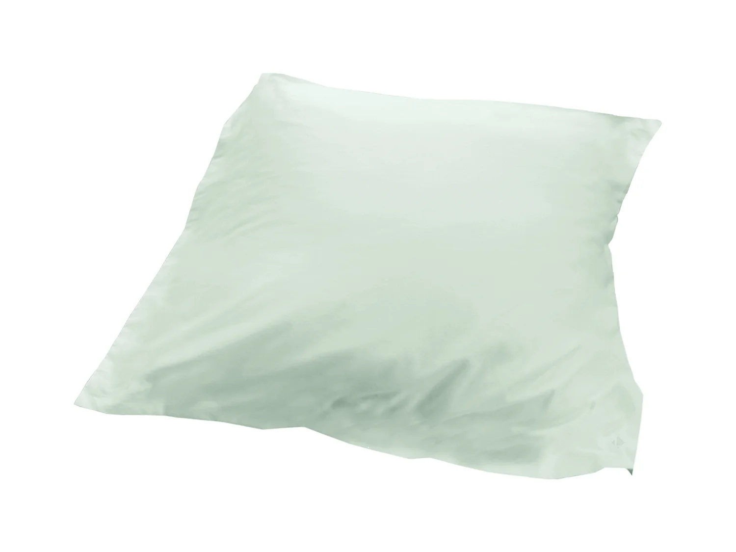 Housse d'édredon uni 140x150 cm coton ALTO vert fleur d'amandier