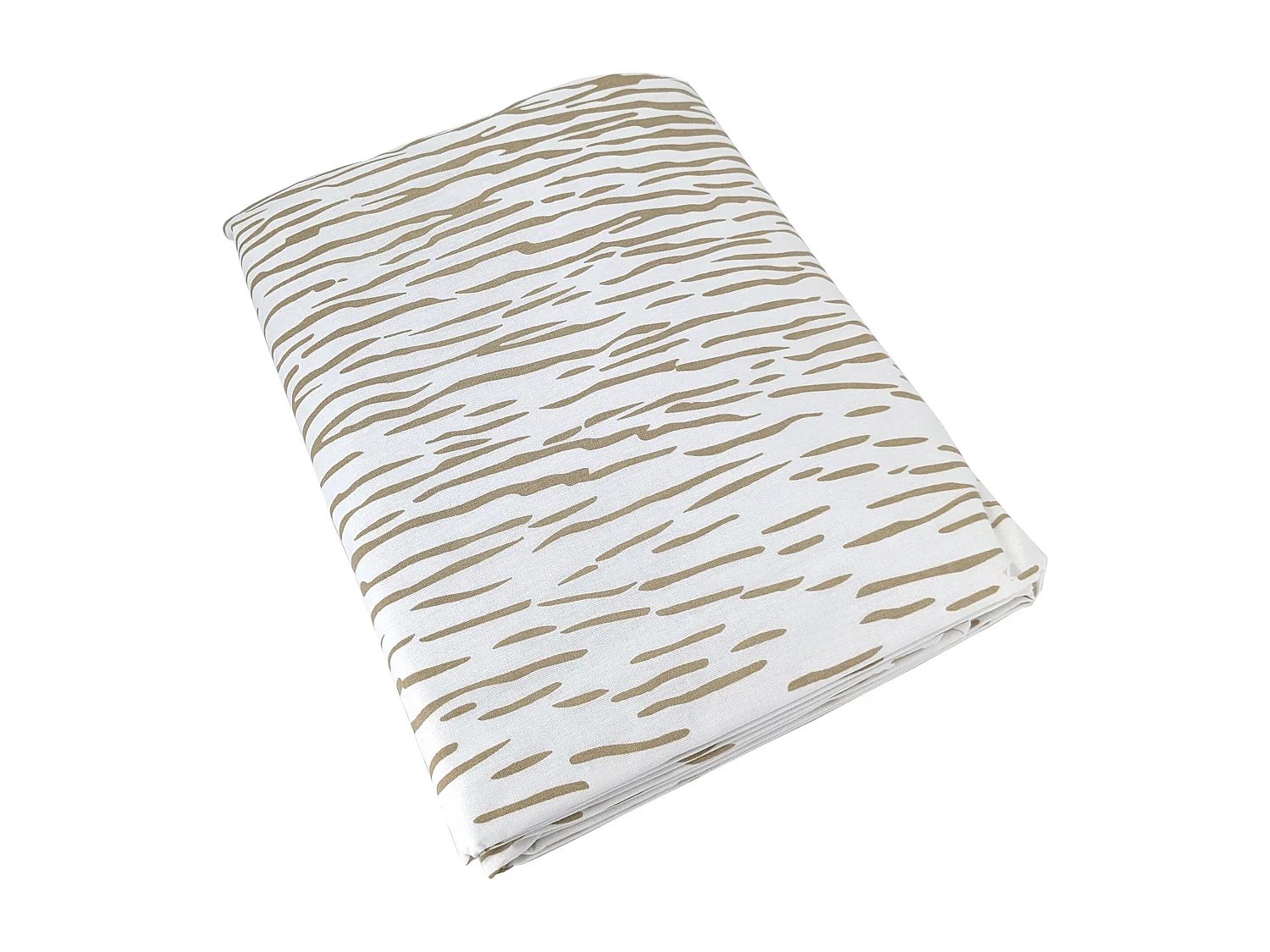 Housse de couette 140x200 cm coton REFLET Sable