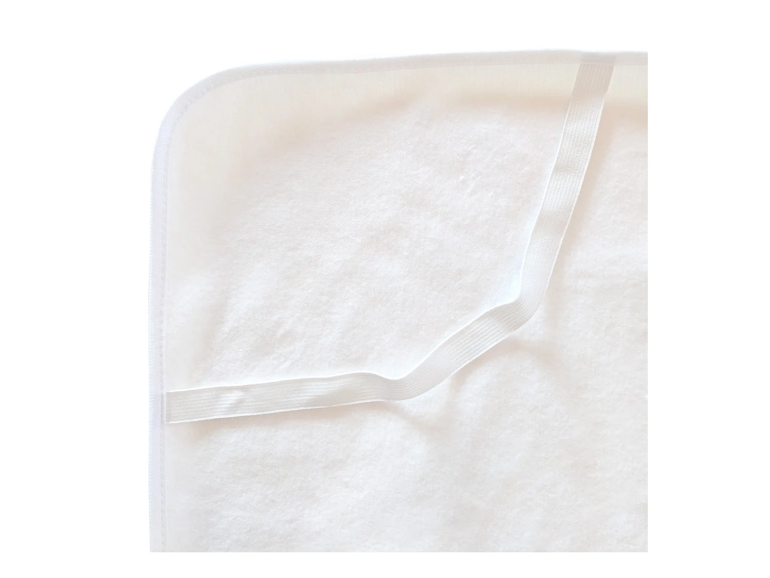 Alèse plate 180x200 cm ACHUA molleton coton 400 g/m2 matelas 15cm à 23cm