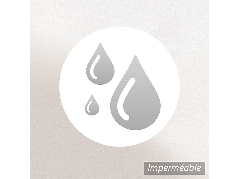 Protège matelas imperméable ANTONY 2x80x200 cm bonnet 30 cm coton enduction acrylique lit articulé TPR