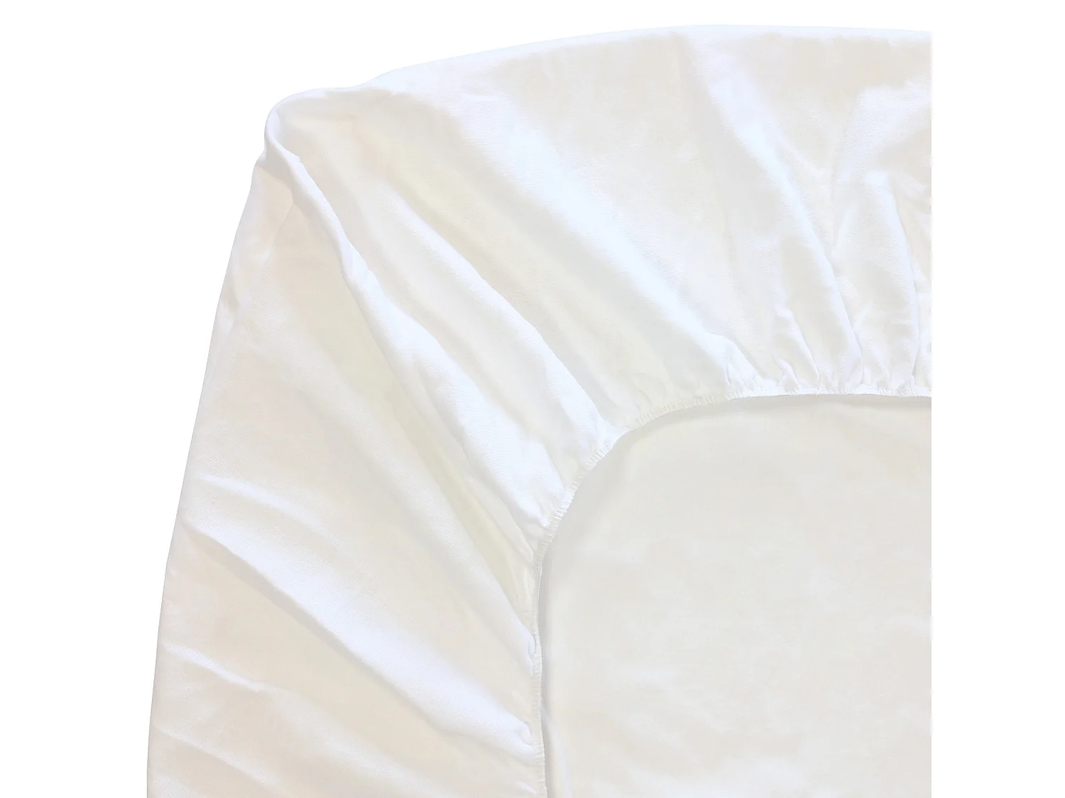 Protège matelas 190x200 cm bonnet 40 cm ACHUA molleton coton 400 g/m²