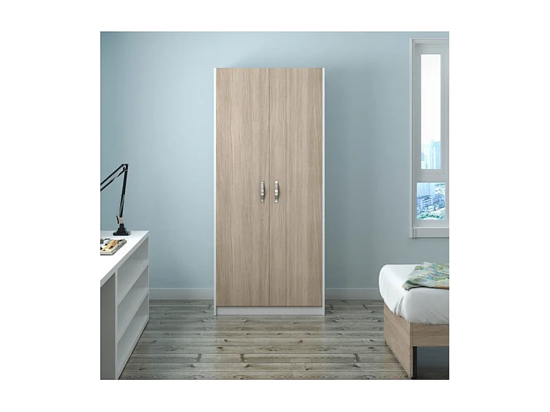 Armadio due ante 91x52x210h colore olmo ARM290