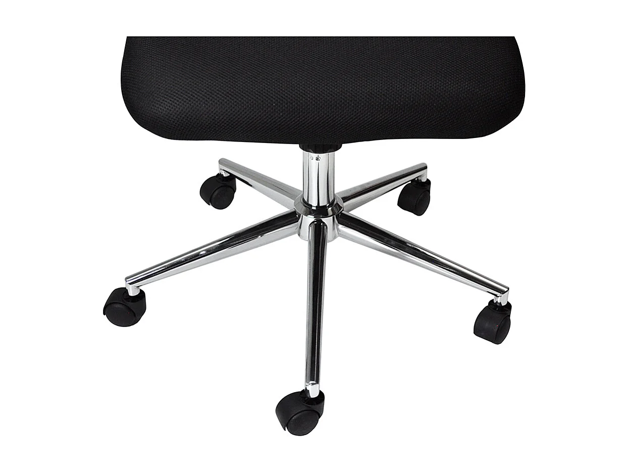 Poltrona presidenziale in tessuto nera - Firenze