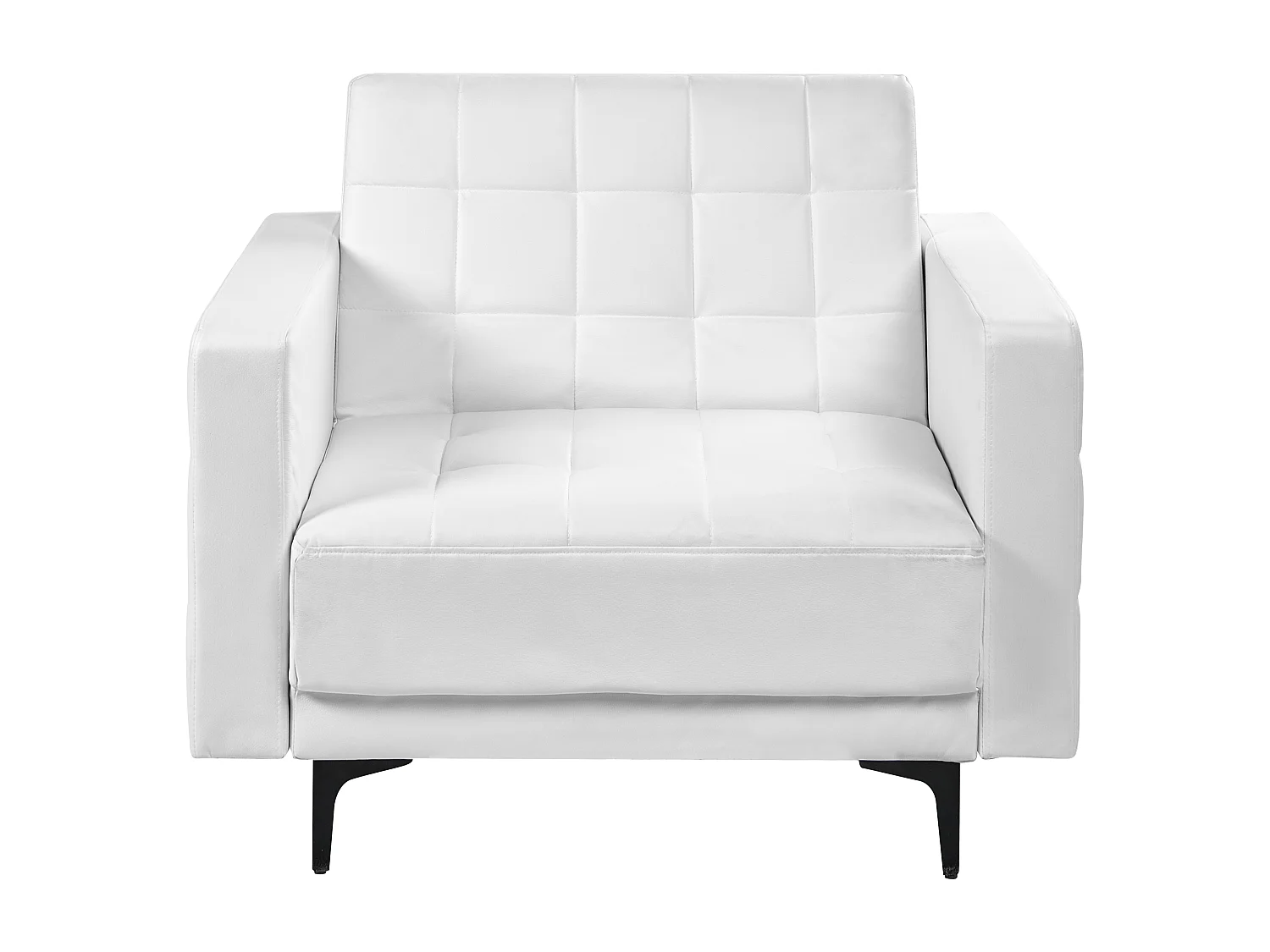Fauteuil ABERDEEN Cuir PU Blanc
