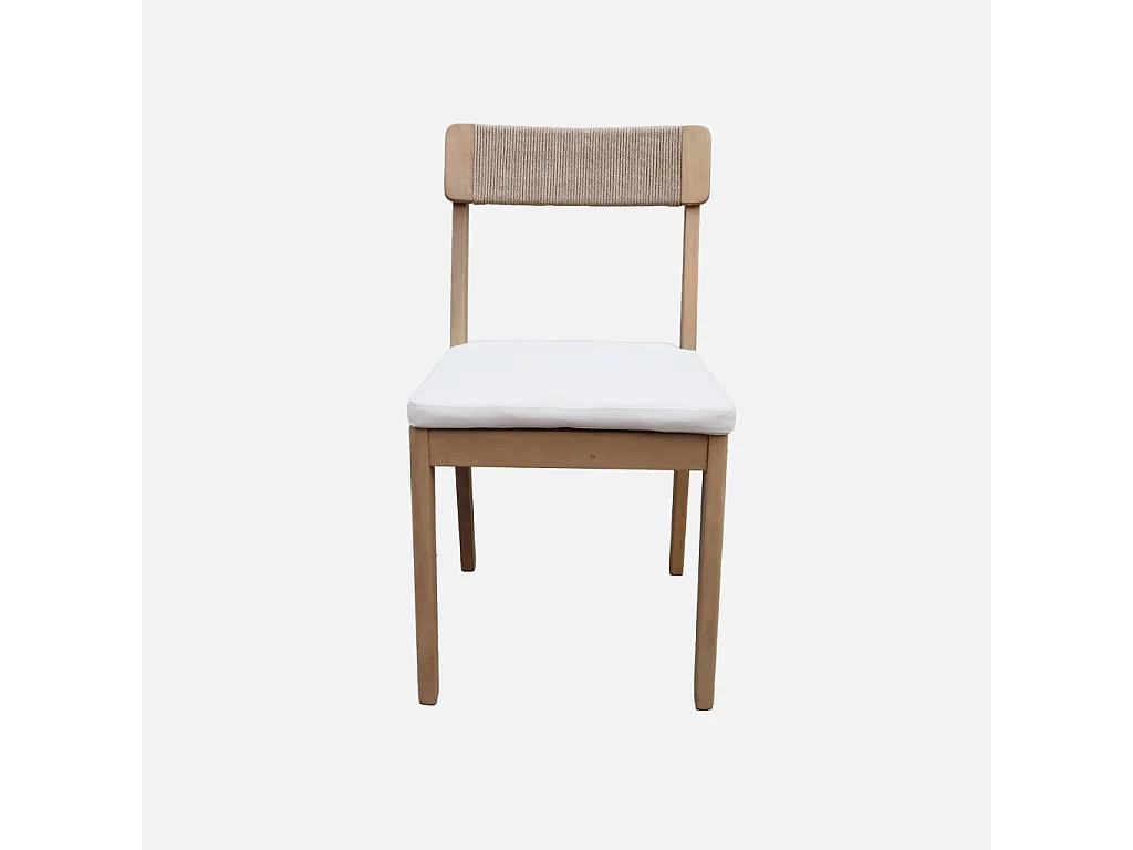 Set di 2 sedie da giardino pieghevoli in legno, marrone naturale